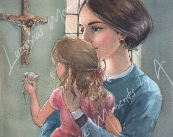 St Zelie Martin Watercolor *Giclee Print*