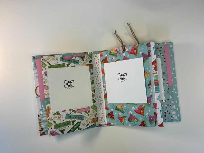 8.5x6 Christmas Photo Memory Keeper Scrapbook Album Made by Elves Etsy UK