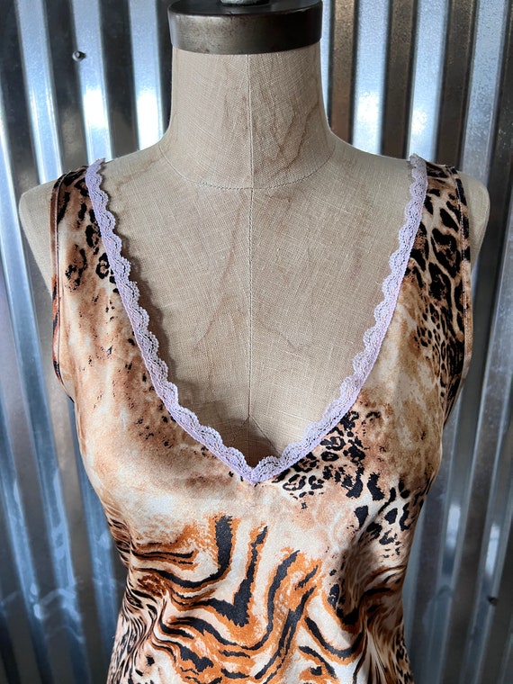 1990’s to 2000’s Animal Print Dress or Nightgown - image 2