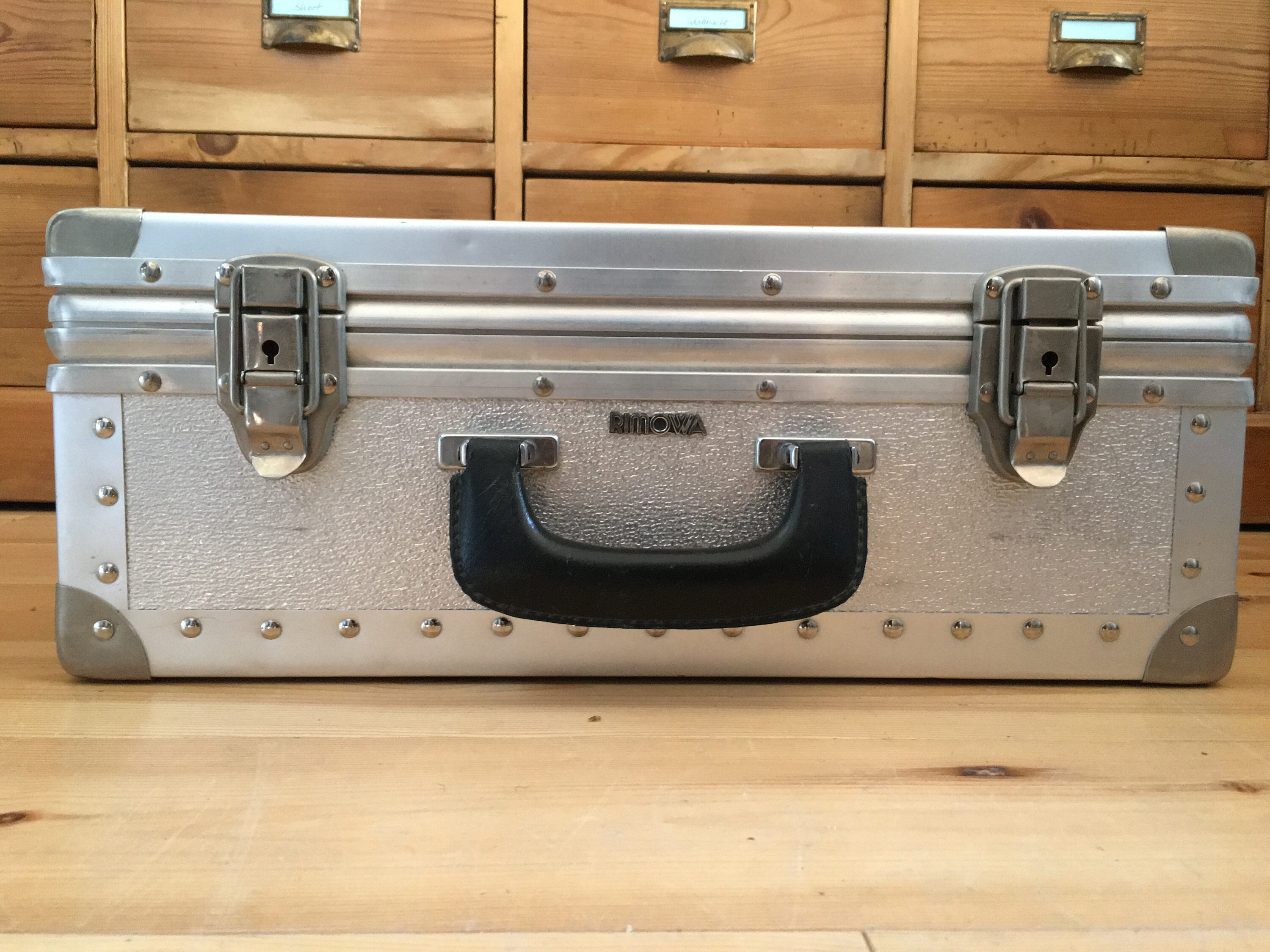 old rimowa suitcase