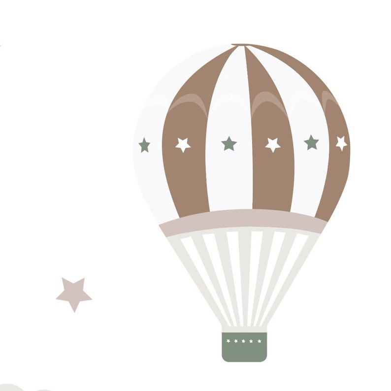 Góry Balony girlanda naklejka ścienna pokój dziecka Naturalne kolor dekoracje pokój niemowlaka dekoracje boho tapeta sypialnia mural dziecko