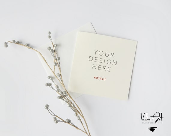 6x6 Square Stationery Mockup White Card Styled Invitation Card 6x6 Square Stationery Mockup White Card Styled Invitation Card