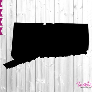 Connecticut svg, Connecticut State svg, USA svg, United States of America svg, digital, PNG, PSD, PdF, Patriotic svg, Fancy States svg