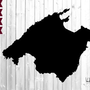 Isla de Mallorca SVG, Isla de Mallorca, archivos cortados, digital, Mallorca recortada, Mallorca casa svg