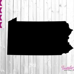 Pennsylvania svg, USA svg, United States of America svg, digital, PNG, PSD, PdF, Patriotic svg, Fancy States svg