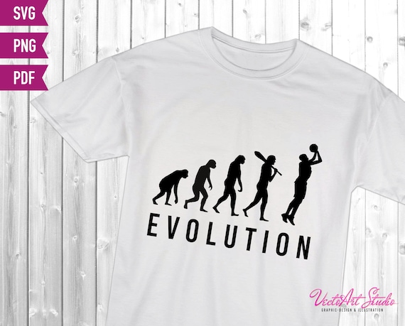 Maglietta Evoluzione Del Basket | Cotone E Poliestere, Design Divertente, Unisex