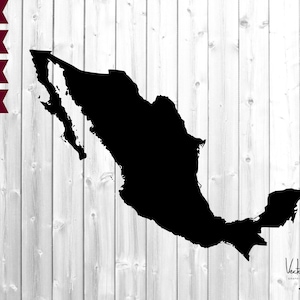 Mexico SVG, Mexico cut files, digital, PNG, PSD, Pdf, vector, clipart, Mexico cut out, Mexico Cameo