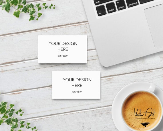 3 5x2 Buisness Card Mockup Blank Visit Card Blank Card Etsy
