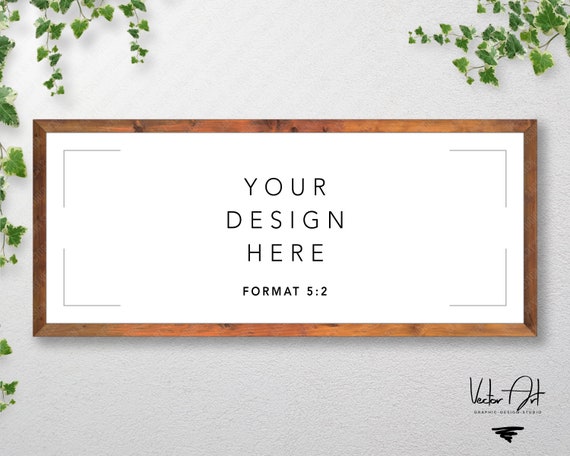 5 2 Vertical Wood Frame Mockup Nursery Mockup Styled Etsy