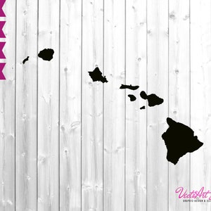 Hawaii svg, Hawaii State svg, USA svg, United States of America svg, digital, PNG, PSD, PdF, Patriotic svg, Fancy States svg