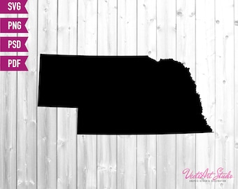Nebraska svg, USA svg, United States of America Svg, digital, PNG, PSD, PdF, Patriotic svg, Fancy States svg