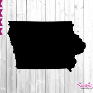 Iowa svg, Iowa State svg, USA svg, United States of America svg, digital, PNG, PSD, PdF, Patriotic svg, Fancy States