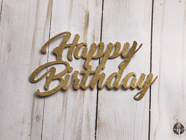 Download Happy Birthday/ Cut File / Digital / SVG / Cricut / Cake ...
