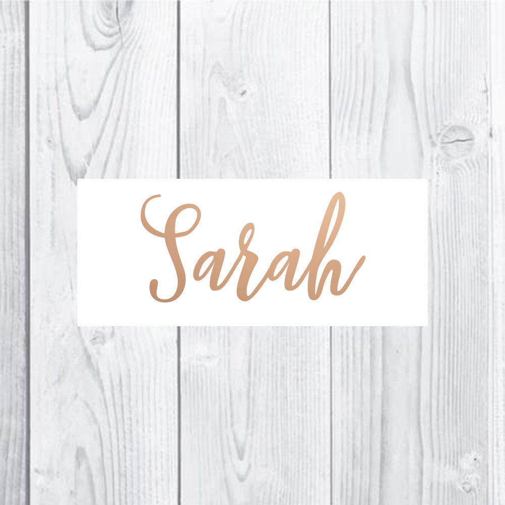 Vinyl Name Decal, Personalized Decal, Name Sticker, Name Decal Only, …