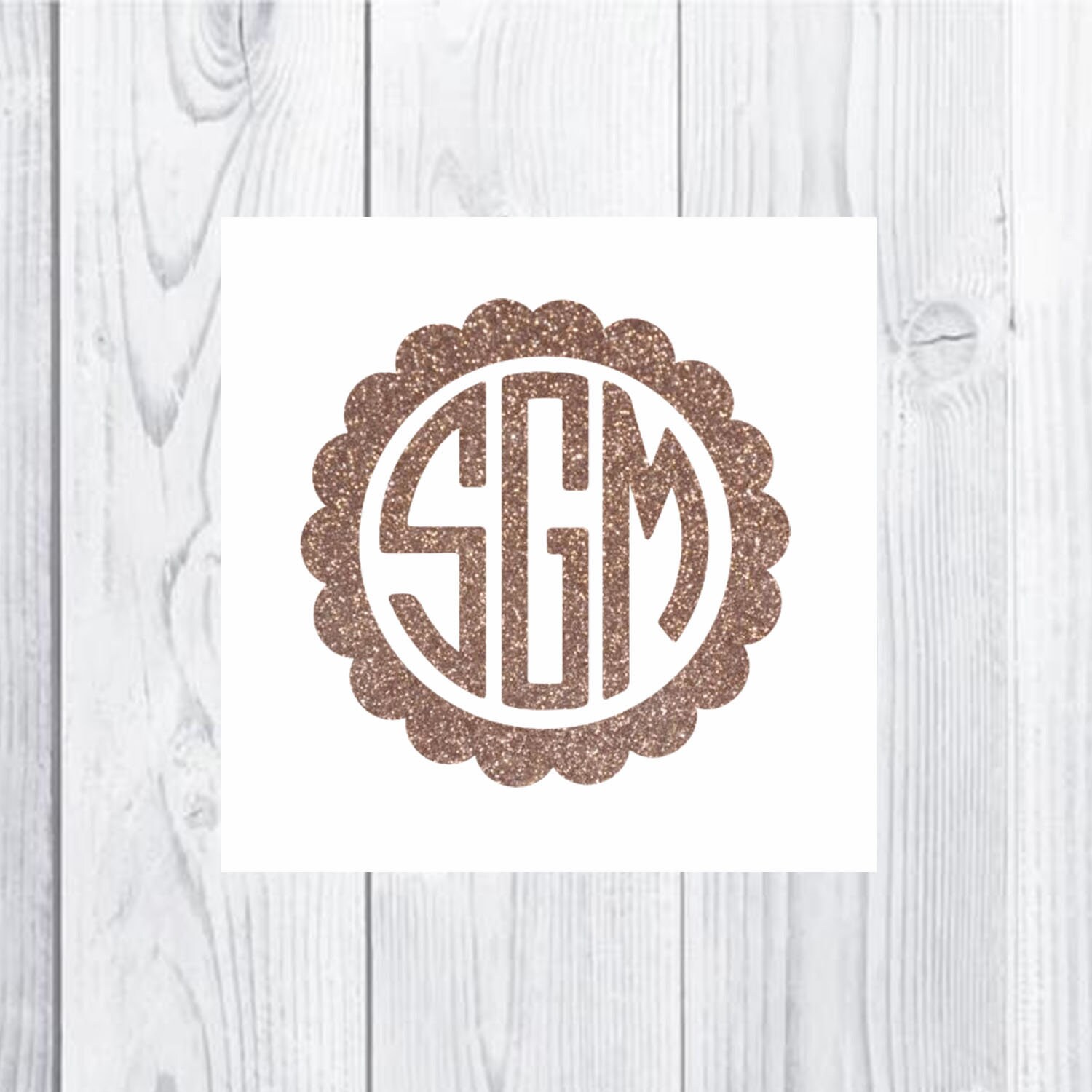 Vinyl Monogram Decal, Personalized Decal, Monogram Sticker, Monogram …