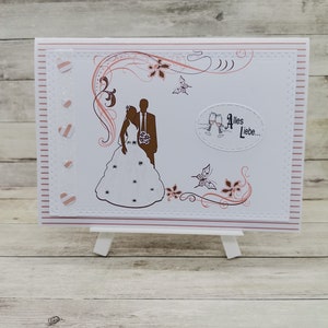 Glückwunschkarte Hochzeit ,EHE,Brautpaar Grußkarte Hochzeit Geschenk