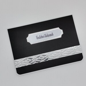 Karte,Ruhestand,Jubiläum,Computer,Bonuszulage zum Laptop,Geburtstagsgeld Notebook,schwarz ,silber,weiß