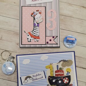 Glückwunschkarte zum Kindergeburtstag,Personalisierte Glückwunschkarte zum Geburtstag,Kindergeburtstag,Eins,Boot,Zoo