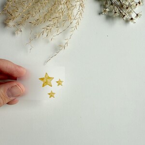 Bügelbild Sterne • Bild zum Aufbügeln • Applikation für Textilien • Bügelpatch • Iron Patch