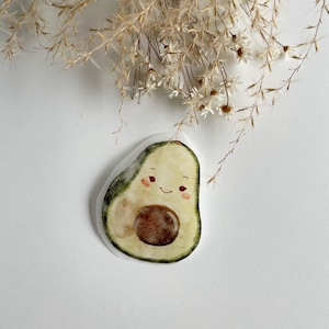 Avocado zum Aufbügeln • Bügelbilder • Applikation für Textilien • Faschingskostüm basteln • Iron Patch • Watercolor Illustration