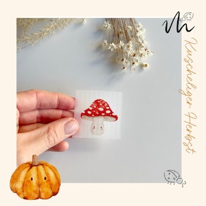 Bügelbild Fliegenpilz • Cozy Herbst Motiv • Shirt selbst gestalten • Watercolor Illustration  • Bild zum Aufbügeln • Bügelpatches