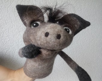 Handpuppe " Schweinehund "