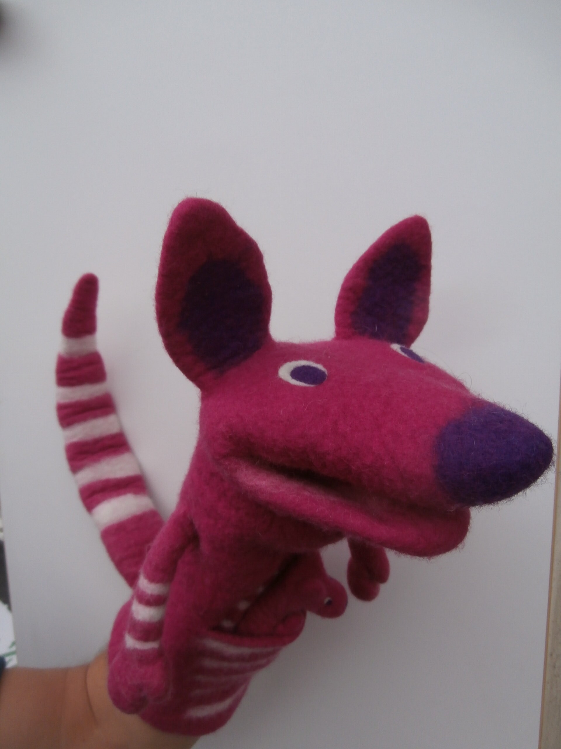 Hand Puppet kangaroo With Baby Etsy UK