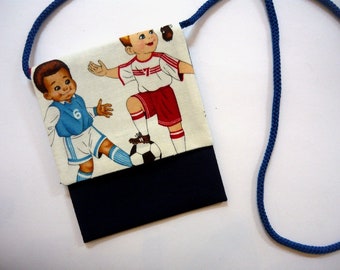 Breast bag for children * Football * 3 compartments