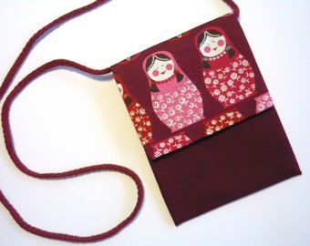 Breast bag * Matryoshka * 3 compartments * Purse * Wallet * for children