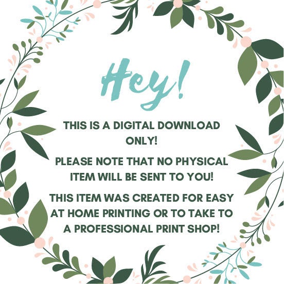 Printable Weekly Pregnancy Signs - Weeks 4-42 Floral Countdown Prints ...