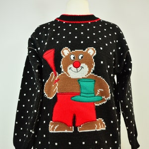 80s oversize sweater ' Champagnerbär ' image 1