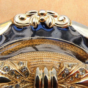 Oval Jewelry Buckle with rhinestones image 2