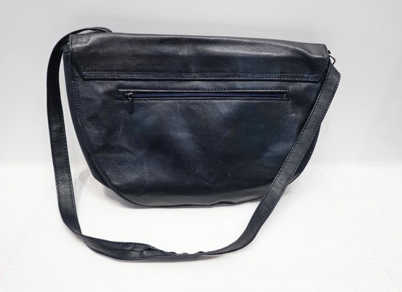 80's 'Half Moon' Flap Bag, Authentic & Vintage