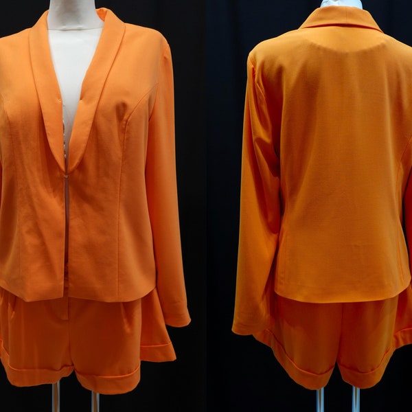 Vintage Hotpants Anzug orange Label Buffalo