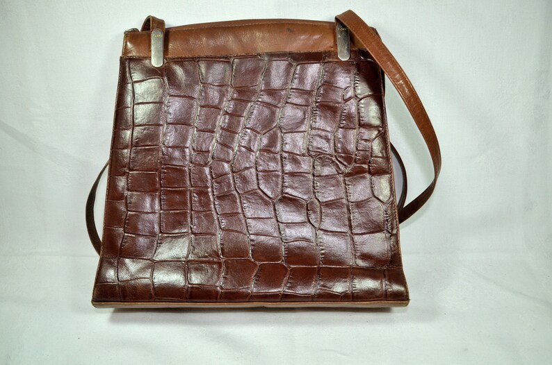 Leather shoulder Bag Shopper Brown Picard image 3