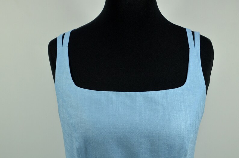 Vera Mont-dress bleu occasion Line