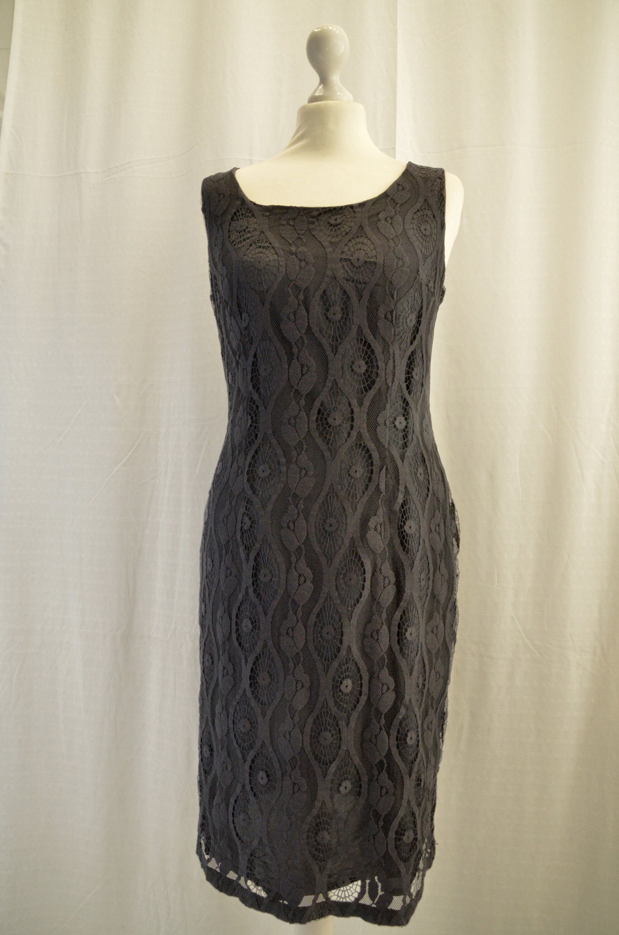 Betty Barclay Lace Dress Party Dress Black Etsy