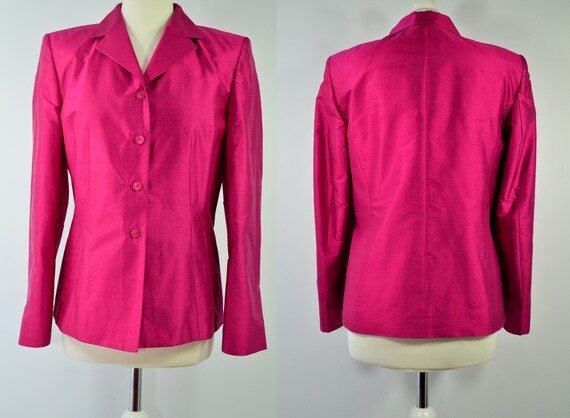 Silk blazer, Raspberry red, Betty Barclay