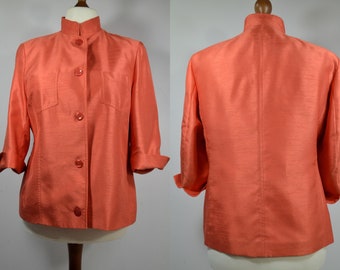 Festliche Jacke der70er, orange