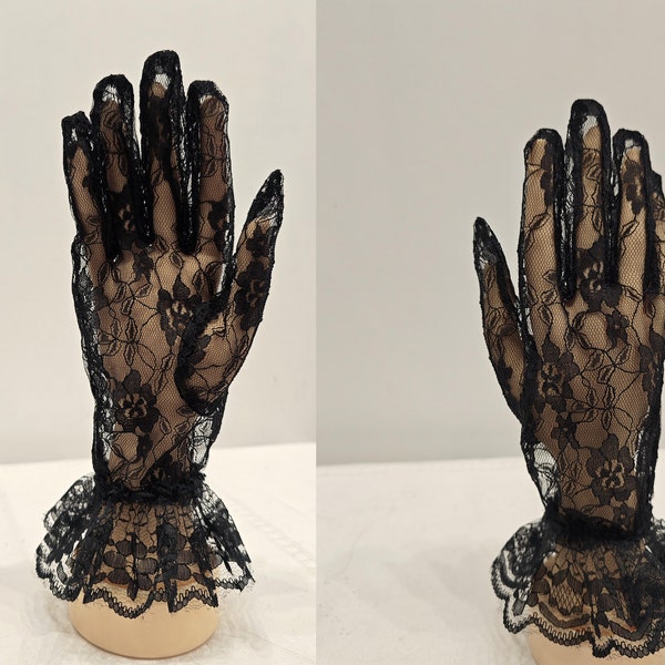 Vintage Lace Gloves Etsy