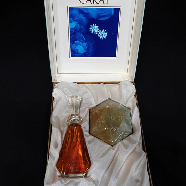 Vintage Geschenkbox 4711 Carat Parfum und Carat Seife