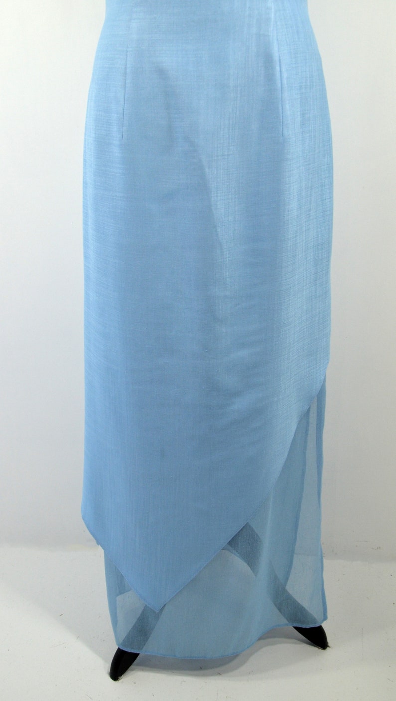 Vera Mont-dress bleu occasion Line