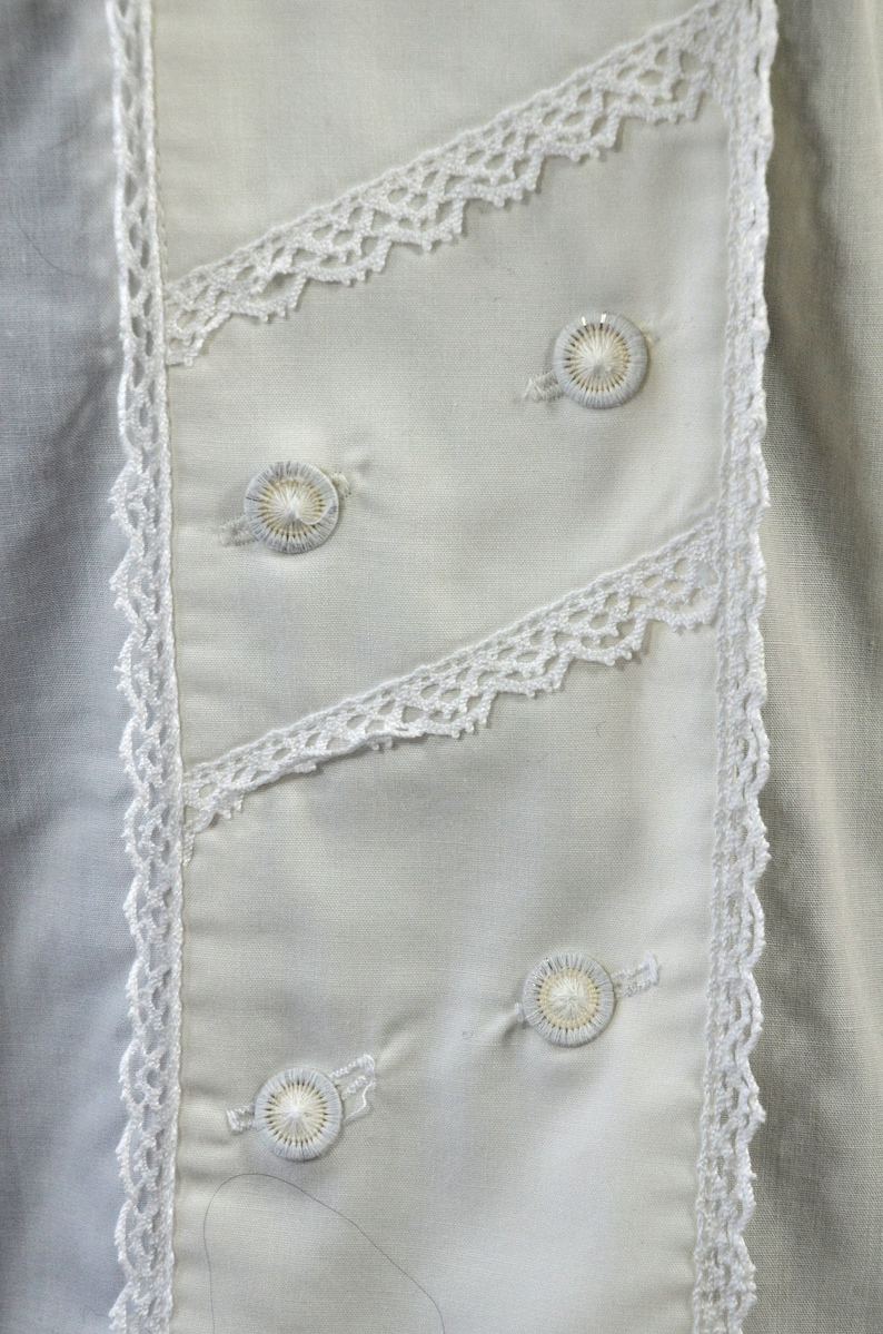 Country house blouse White with lace