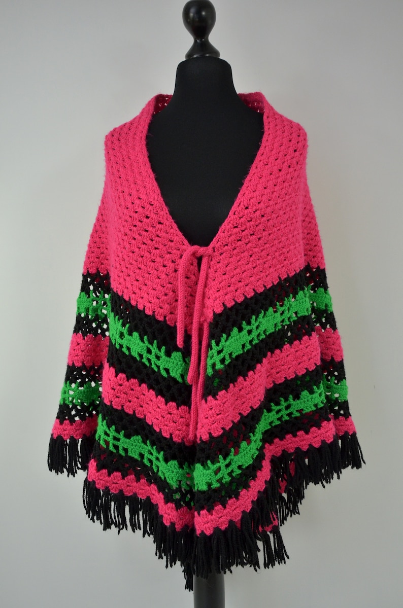 Shoulder scarf crochet open cape handmade