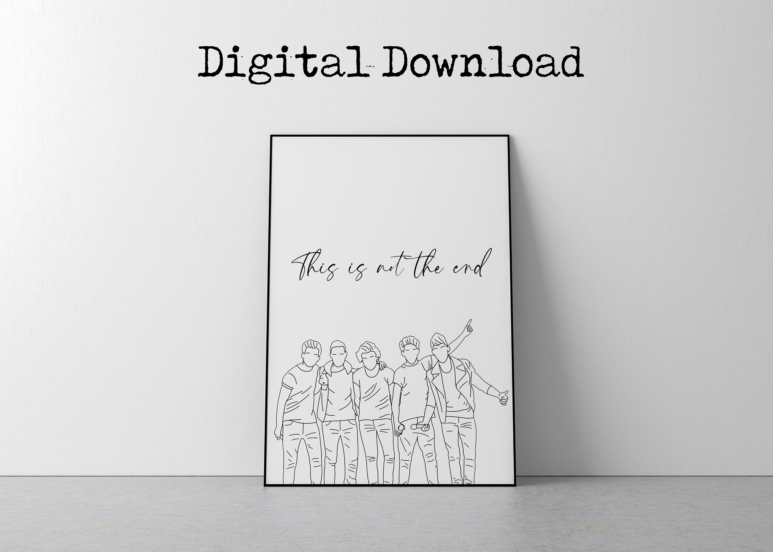 one direction print one direction history this is not the etsy israel