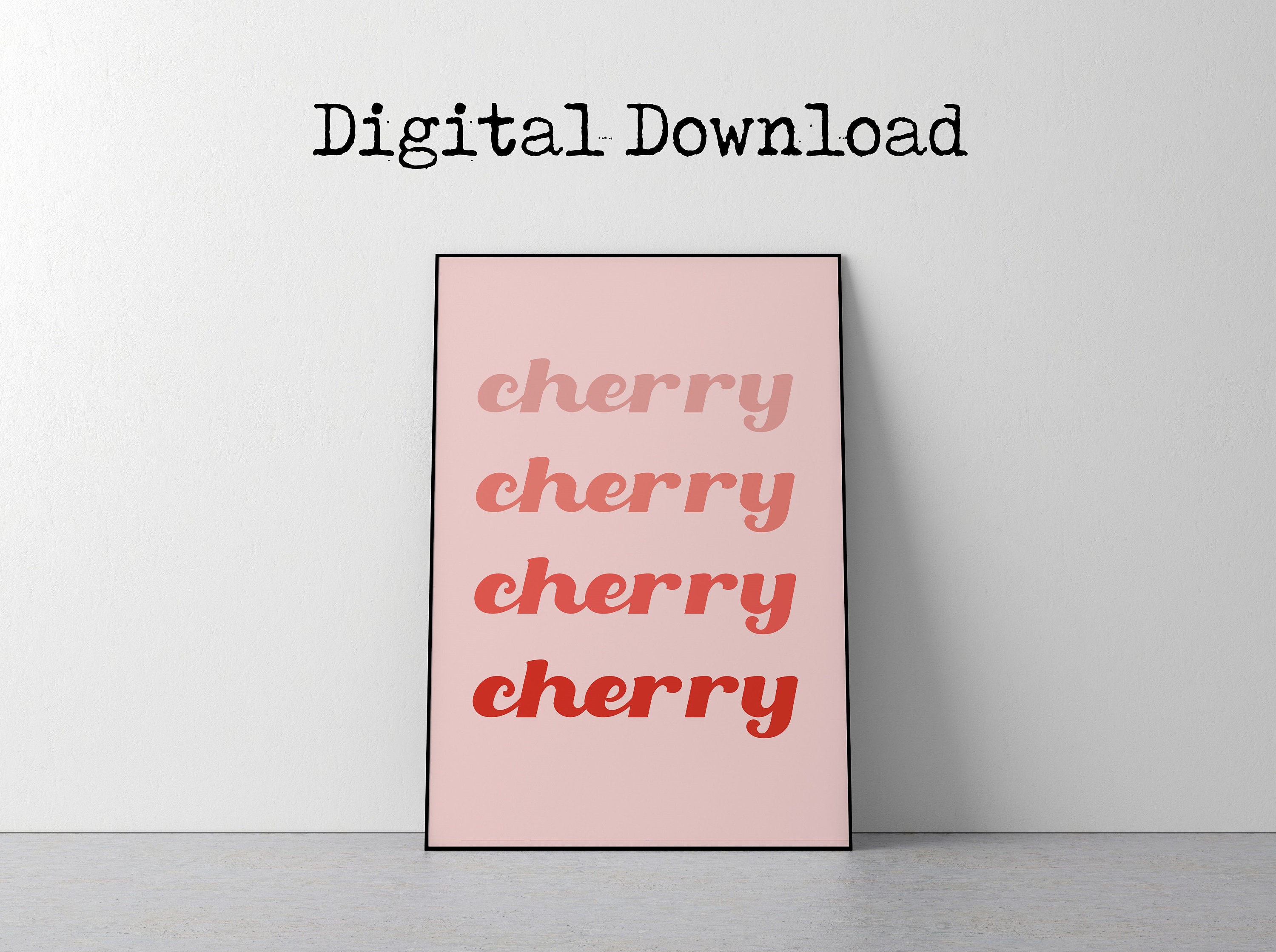 Harry Styles Cherry Print Harry Styles Fine Line Album Etsy