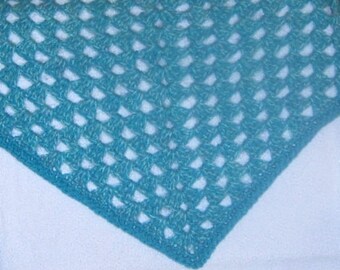 Unique * Baby Blanket * Turquoise 74 x 74 cm * NEW *