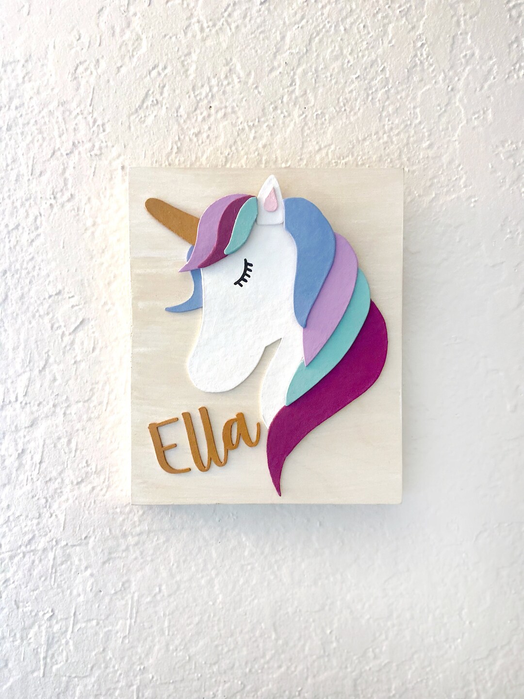 Blue Unicorn Decor