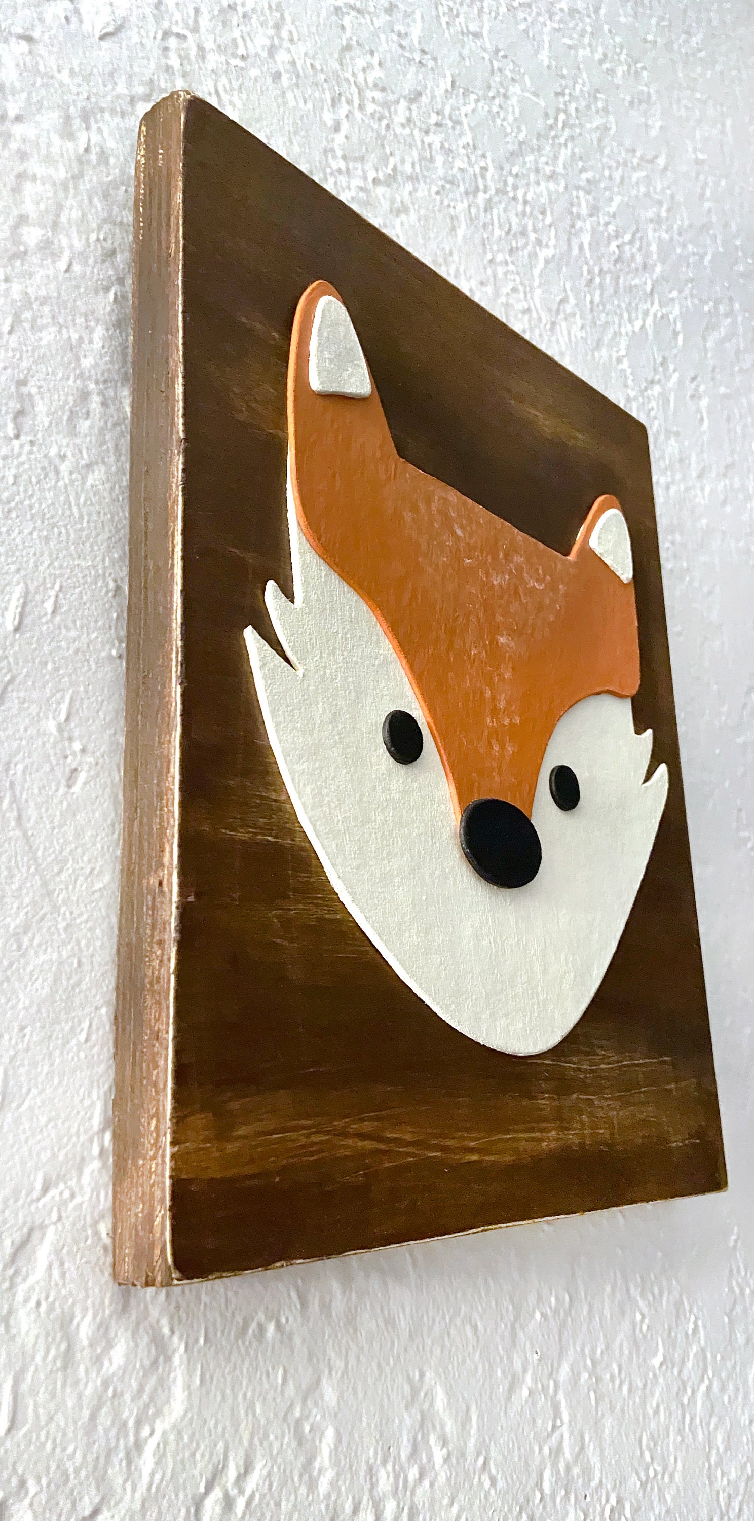 Woodland Fox Nursery Decor Nursery Wall Art Woodland Fox Etsy