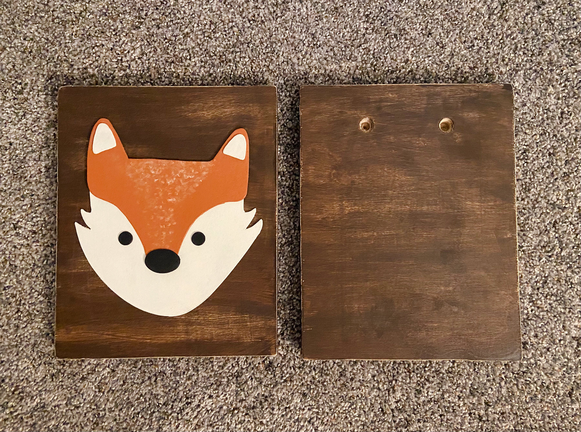 Woodland Fox Nursery Decor Nursery Wall Art Woodland Fox Etsy